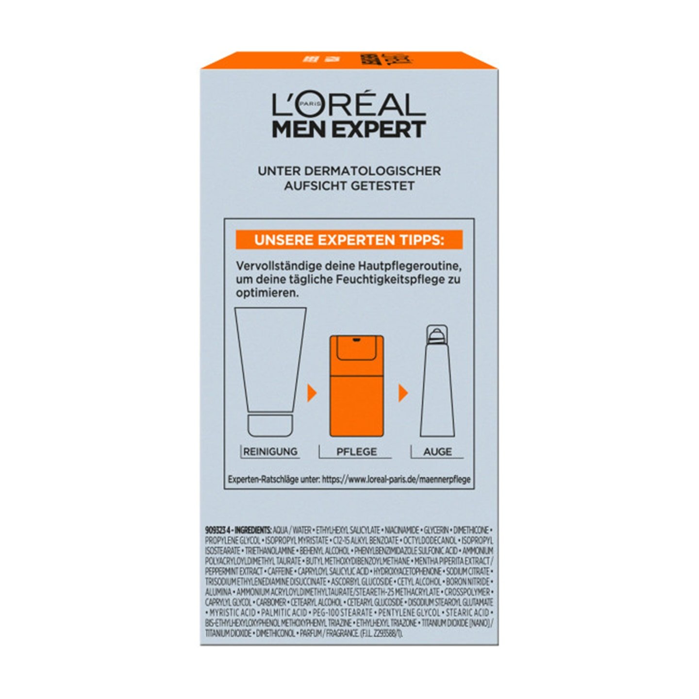 24H Anti Muedigkeit Feuchtigkeitspflege Mit LSF 15  Verpackung hinten
